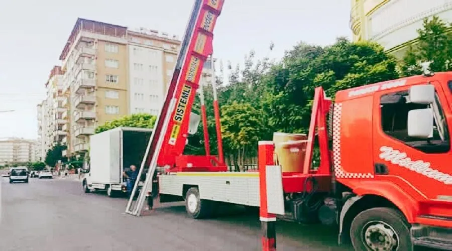 Gaziantep kiralık evden eve nakliye asansörü