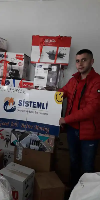 Sistemli ile taşınan mutlu müşterilerimizden