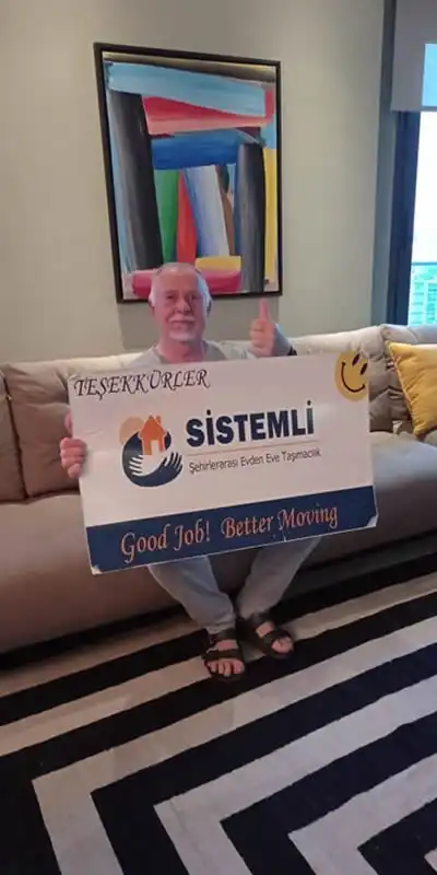 Sistemli ile taşınan mutlu müşterilerimizden